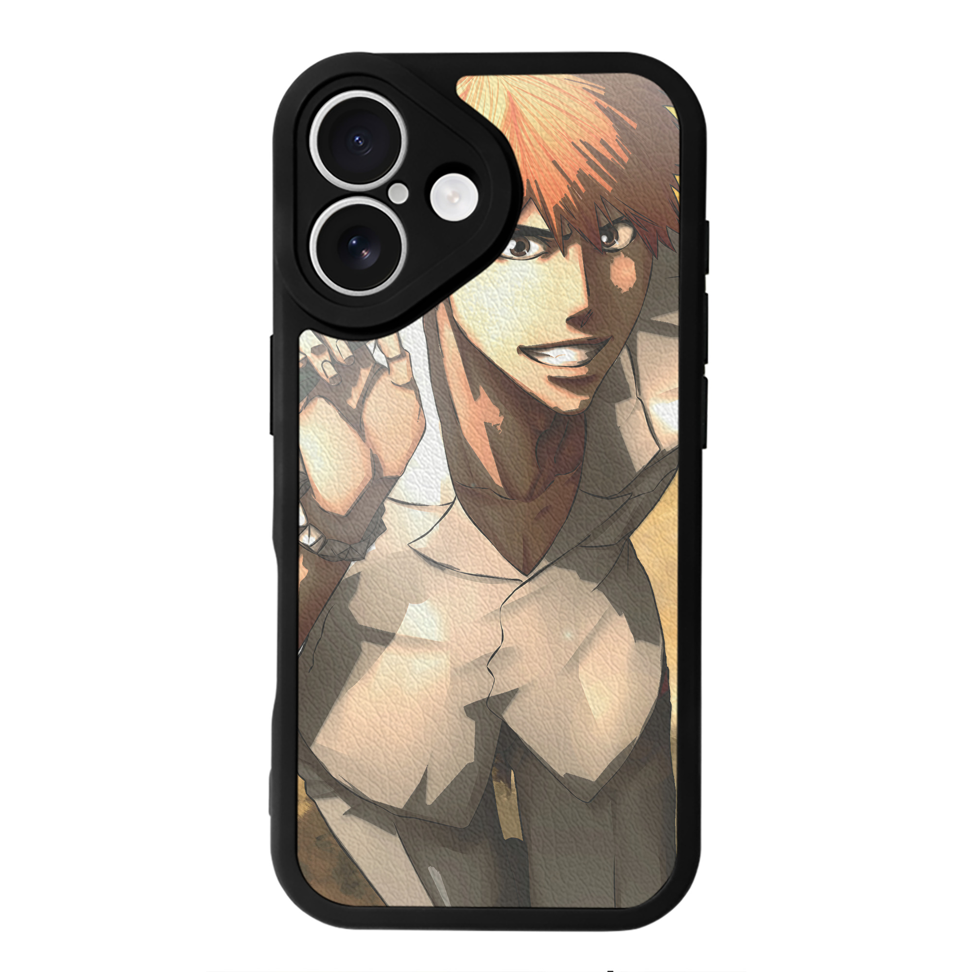 （画像用） ブリーチ BLEACH 【iPhone 16シリーズ対応】シリコンスマホケース（レザー調） 材質：シリコン